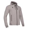 Zither Full Zip Hoody GRY S Hettejakke i myk bomullsmiks