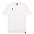 Nisiros Icon stretch korean polo WHT M Poloskjorte Uten krage - Unisex