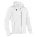 Freyr Hoody Full Zip Top WHT 4XS Overtrekksjakke - Unisex