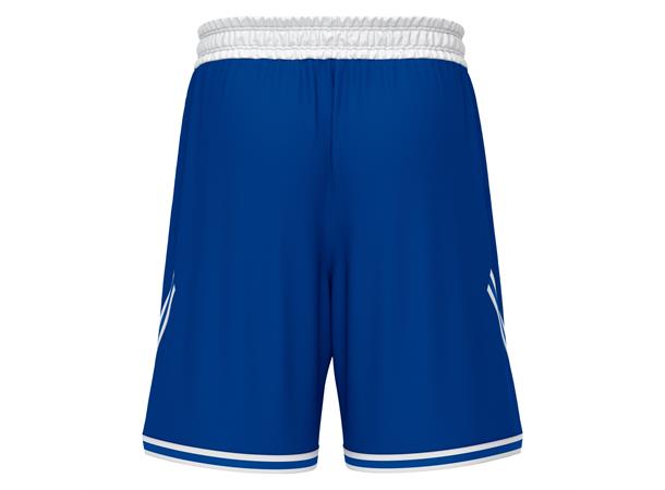 Kansas Basket Eco Shorts ROY/WHT 3XL Teknisk basketshorts - Unisex 