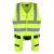 Ridgeback Vest Hi-Vis Safety Yel M/L High Visibitity med refleksbånd 